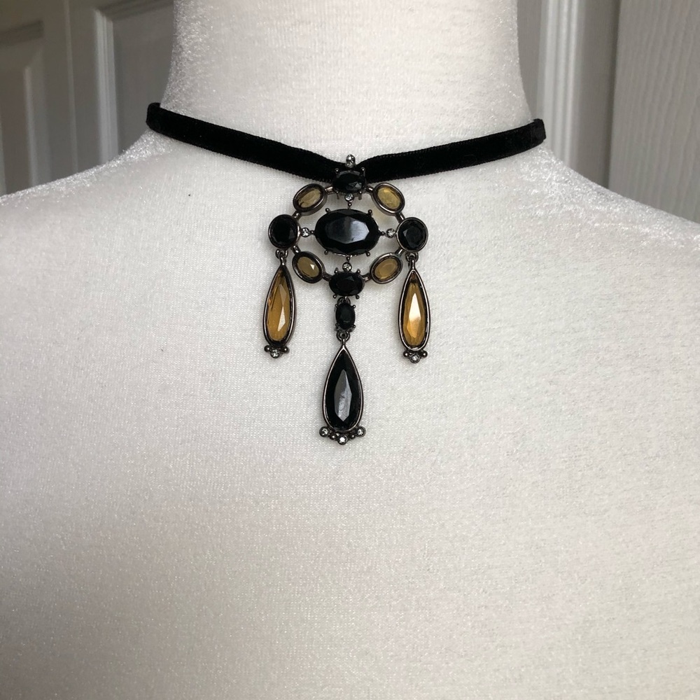 Beautiful velvet choker.